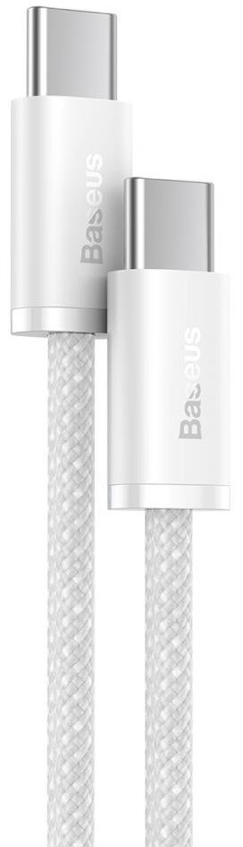 Кабель Baseus Dynamic Series 100W Type-C / Type-C 2m White (CALD000302)
