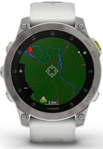 Смарт годинник Garmin Epix 2 Sapphire White Titanium (010-02582-21)