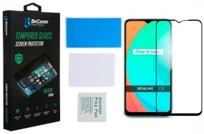Фото: Захисне скло BeCover for Realme C11 2021 - Black (708153) № 2 | KTC