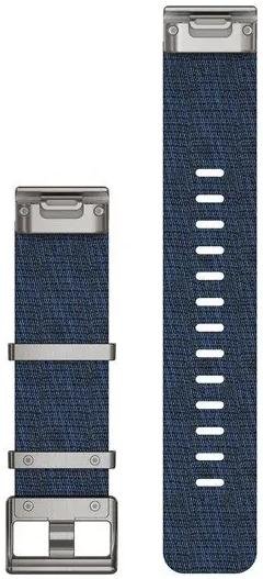 Ремінець Garmin for MARQ - 22mm QuickFit Jacquard-weave Nylon Strap Indigo (010-12738-02)