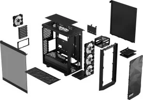 Фото: Корпус FRACTAL DESIGN Meshify 2 Compact Lite RGB Black with window (FD-C-MEL2C-05) № 11 | KTC