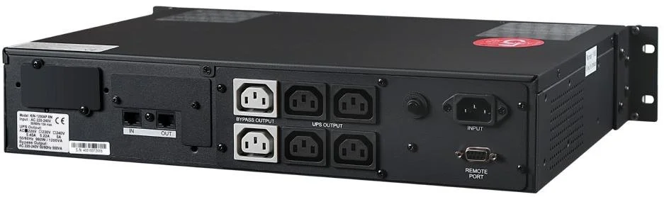 Фото: ДБЖ Powercom KIN-1200AP RM LCD 2U (KIN-1200AP RM LCD (2U)) № 3 | KTC