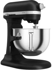 Фото: Планетарний міксер KitchenAid Mixer Bowl-Lift 5.6L - Artisan 5KSM60SPX Matte Black (5KSM60SPXEBM) № 2 | KTC