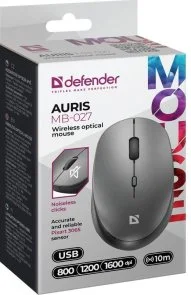 Фото: Миша Defender Auris MB-027 Grey (52029) № 6 | KTC