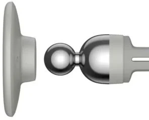 Фото: Кріплення для мобільного телефону Baseus C01 Magnetic Air Outlet Version White (SUCC000102) № 5 | KTC
