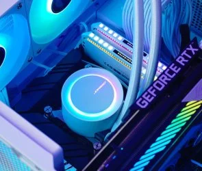 Фото: Система рідинного охолодження Jonsbo TG-240 White № 7 | KTC