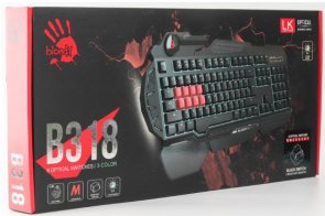 Клавіатура Bloody B318 8 Light strike Black (B318 Bloody (Black) LK Black)