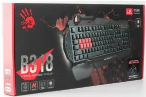Фото: Клавіатура Bloody B318 8 Light strike Black (B318 Bloody (Black) LK Black) № 4 | KTC