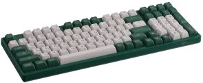 Фото: Клавіатура Akko 3098S London 98Key CS Silver Hot-Swap RGB ENG/UKR White/Green (6925758616836) № 4 | KTC