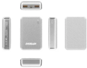 Фото: Батарея універсальна Eveready PX10M 10000mAh Silver (PX10MSL) № 3 | KTC