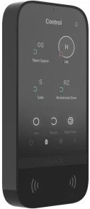 Фото: Бездротова сенсорна клавіатура Ajax KeyPad TouchScreen (8EU) Black № 2 | KTC