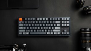 Клавіатура компактна Keychron K8 Gateron Red Hot-Swap RGB Wireless Black (K8J1_KEYCHRON)