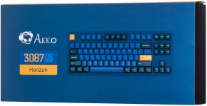 лавіатура Akko 3087 DS Horizon 87Key Cherry MX Red ENG/UKR Blue (6925758616362)