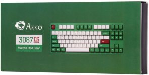 Клавіатура Akko 3087 Matcha Red Bean 87Key Gateron Pink ENG/UKR USB Green (A3087_MA_GP)