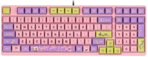 Фото: Клавіатура Akko 3098S Patrick 98Key CS Starfish RGB ENG/UKR Pink (6925758613927) № 3 | KTC