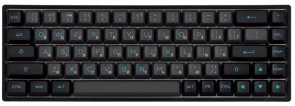 Клавіатура Akko 3068B Plus Black/Cyan 68Key CS Jelly Pink RGB ENG/UKR Black (6925758618953)