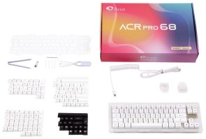 Клавіатура Akko ACR Pro 68 68Key CS Crystal RGB ENG/UKR White (6925758618564)