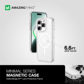 Чохол AMAZINGthing for iPhone 15 Pro Minimal Case MagSafe Clear (IP156.1PMMINCL)