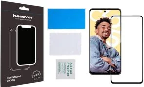 Фото: Захисне скло BeCover for Realme C55 - Black (709765) № 3 | KTC