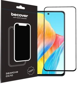 Фото: Захисне скло BeCover for Oppo A98 5G - Black (709772) № 2 | KTC