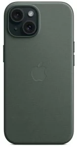Фото: Чохол Apple for iPhone 15 - FineWoven Case with MagSafe Evergreen (MT3J3) № 5 | KTC