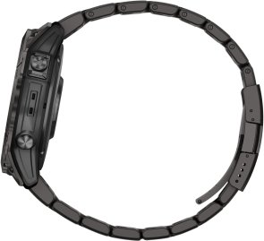  Смарт годинник Garmin Fenix 7X Pro Sapphire Solar Edition 51mm Carbon Gray DLC Titanium with Vented Titanium Bracelet (010-02778-30)