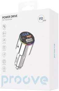 Автомобільний зарядний пристрій Proove Launcher Power Drive 30W Silver (FMPD30110006)