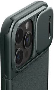Фото: Чохол Spigen for Apple iPhone 15 Pro - Optik Armor MagFit Abyss Green (ACS06739) № 5 | KTC