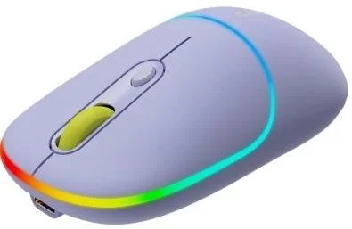 Фото: Миша Canyon MW-22 Dual Band RGB Wireless Mountain Lavender (CNS-CMSW22ML) № 5 | KTC