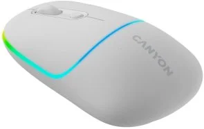 Фото: Миша Canyon MW-22 Dual Band RGB Wireless Snow White (CNS-CMSW22SW) № 2 | KTC