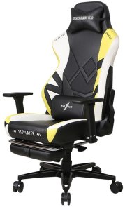 Крісло 1stPlayer Duke Black/White/Yellow (Duke Black&White&Yellow)