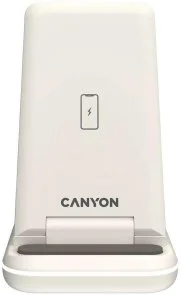 Фото: Бездротова зарядна станція Canyon WS-304 3in1 Cosmic Latte (CNS-WCS304CL) № 4 | KTC