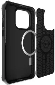 Фото: Чохол iTSkins for iPhone 15 Pro Max BALLISTIC R NYLON with MagSafe Black (AP5U-HMABA-BLCK) № 3 | KTC