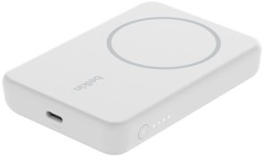 Батарея універсальна Belkin BoostCharge Magnetic Wireless 5000mAh 10W/7.5W White (BPD004BTWT)