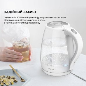 Електрочайник DEERMA SH30W (DEM-SH30W)