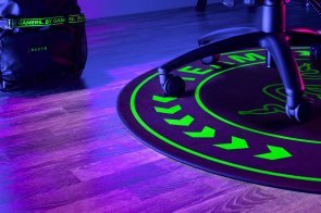 Килимок під крісло Razer Team Floor Rug Black/Green