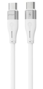 Кабель Proove Soft Silicone 60W Type-C/Type-C 1m White (CCSO60002202)