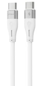 Фото: Кабель Proove Soft Silicone 60W Type-C / Type-C 2m White (CCSO60002222) № 2 | KTC