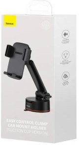 Кріплення для мобільного телефону Baseus Easy Control Clamp Pro Suction Cup Black (SUYK020001)