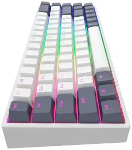Фото: Клавіатура Dark Project KD68B Mech. g3ms Sapphire ENG/UA/RU White/Blue (KB-GSH-682-701004) № 6 | KTC