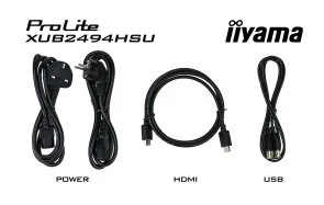 Фото: Монітор iiyama ProLite XUB2494HSU-B6 Black - 23.8" VA / 1920×1080 / 100 Гц / AMD FreeSync / Pivot / HAS № 12 | KTC