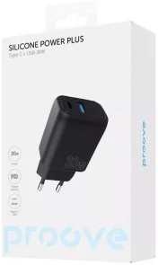 Фото: Зарядний пристрій Proove Silicone Power Plus 30W Duo Black (WCSP3011001) № 4 | KTC