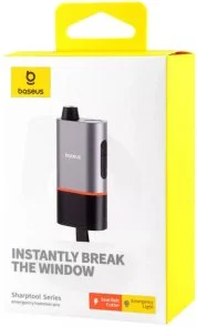 Фото: Автомобільний молоток Baseus SharpTool Series Emergency Hammer Pro Black (C10934401111-00) № 5 | KTC