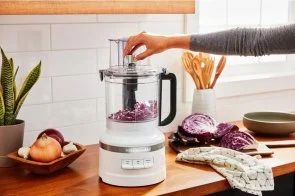 Фото: Кухонний комбайн KitchenAid Food processor 3.1L Classic 5KFP1318 White (5KFP1318EWH) № 12 | KTC