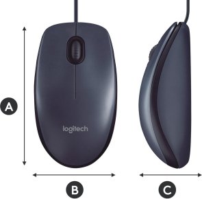 Миша Logitech B100 Black (910-003357)