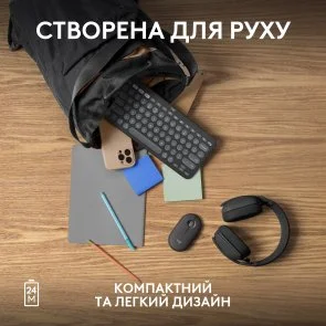 Фото: Миша Logitech Pebble 2 M350s Tonal Graphite (910-007015) № 13 | KTC