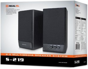 Колонки Real-EL S-219 Black (EL121200004)