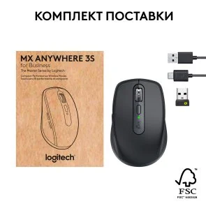 Фото: Миша Logitech MX Anywhere 3S for Business Graphite (910-006958) № 8 | KTC