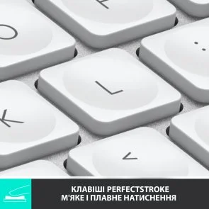 Фото: Клавіатура Logitech MX Keys Mini Minimalist US/Ukr Pale Grey (920-010499) № 7 | KTC