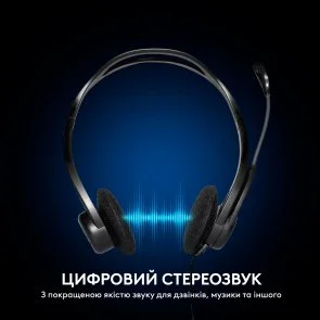 Фото: Гарнітура Logitech PC 960 Black (981-000100) № 3 | KTC
